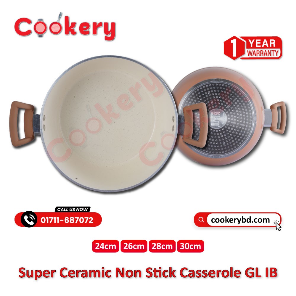 Super Ceramic Non Stick Casserole GL IB
